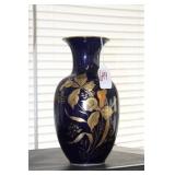 VASE, POTTERY PCS, OWL FIGURINES