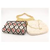(3) BEADED LADIES PURSES