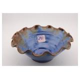 PIGEON FORGE POTTERY BOWL SIGNED D. BOLING