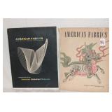 1948 & 1953 AMERICAN FABRICS BOOKS