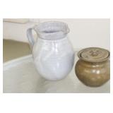 2 PCS JUG TOWN WARE POTTERY