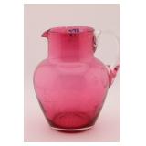 ROBERTSON'S DUNDEE WHISKEY ETCHED PITCHER