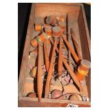 ANTIQUE TABLE CROQUET GAME