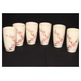 METLOX 'PEACH BLOSSOM' (6) PC TUMBLER SET