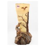 DRIFTWOOD ART WITH EAGLE