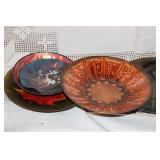 ENAMELD BOWLS, COASTERS & PLATES