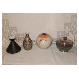 DAVIS STUDIO POTTERY VASE AND MORE