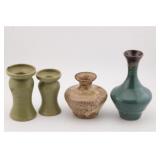 (4) PCS ELLIS OWNBY PIGEON FORGE POTTERY PCS