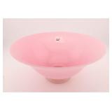 PINK ART GLASS BOWL