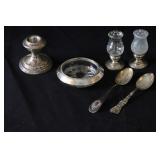 STERLING SILVER WEIGHTED AND STERLING PCS