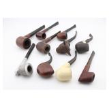 (10) VARIOUS SMOKING PIPES