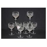 SET OF 8 GORHAM 'LA SCALA' WINE GLASSES