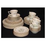 SYRACUSE CHINA 'TEMPLE BELLS' CHINA SET