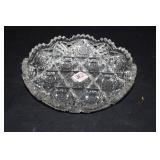 9' CUT GLASS BOWL