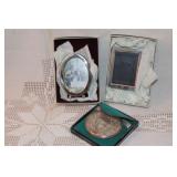 2 STERLING FRAMES, AND  TOWLE STERLING MIRROR