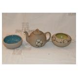 3 PCS PIGEON FORGE POTTERY