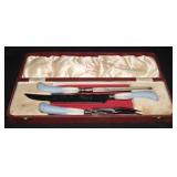 WEDGWOOD CARVING SET IN BOX