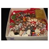 BOX SELECTION OF COSTUME JEWELRY