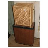 2 CLOTHES HAMPERS