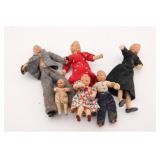 6 PC CACO DOLL FAMILY