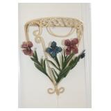 WROUGHT IRON WALL SHELF