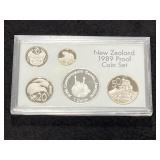 1989 NEW ZEALAND PROOF COIN SET