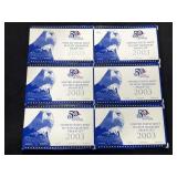 (6) 2003 US MINT 50 STATE QUARTERS PROOF SETS