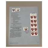(15) PACKS OF COLLECTOR STAMPS FROM POST OFFICE