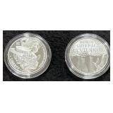 2020 WOMENS SUFFERAGE SILVER DOLLAR & MEDAL SET -