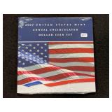 2007 ANNUAL UNC DOLLAR COIN SET - CONTAINS