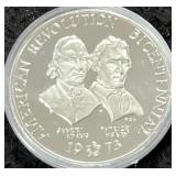 1973 COMMEMORATIVE STERLING SILVER