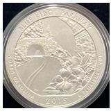 2015 AMERICA THE BEAUTIFUL 5 OZ UNC SILVER COIN -