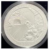 2015 AMERICA THE BEAUTIFUL 5 OZ UNC SILVER COIN -