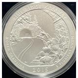 2015 AMERICA THE BEAUTIFUL 5 OZ UNC SILVER COIN -