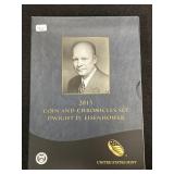 2015 COIN & CHRONICLES SET - EISENHOWER - CONTAINS