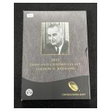 2015 COIN & CHRONICLES SET - LBJ - CONTAINS: