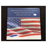 2007 ANNUAL UNC DOLLAR COIN SET - CONTAINS