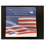 2007 ANNUAL UNC DOLLAR COIN SET - CONTAINS
