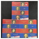 (3) 2008 PRESIDENTIAL $1 UNC COIN SETS -