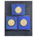 (3) BICENTENNIAL BRONZE MEDALS