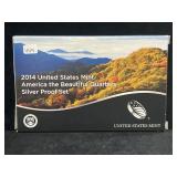 2014 AMERICA THE BEAUTIFUL QUARTERS SILVER PROOF