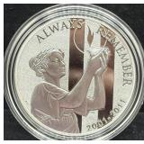 2011 SEPT 11 NATIONAL PROOF MEDAL - BOX & COA -