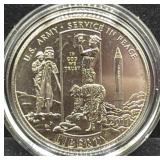 2011 US ARMY UNC CLAD HALF-DOLLAR -