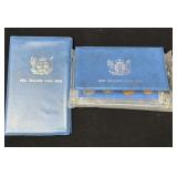 1982 NEW ZEALAND PROOF SET - SILVER DOLLAR -