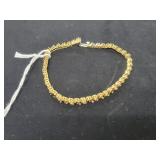 10K GOLD - 7" TENNIS STYLE BRACELET