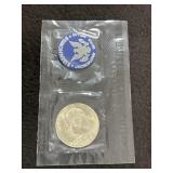 1973 UNC EISENHOWER SILVER DOLLAR