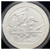 2017 AMERICA THE BEAUTIFUL 5 OZ UNC SILVER COIN -