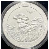 2016 AMERICA THE BEAUTIFUL 5 OZ UNC SILVER COIN -