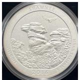 2016 AMERICA THE BEAUTIFUL 5 OZ UNC SILVER COIN -