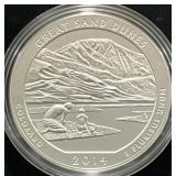 2014 AMERICA THE BEAUTIFUL 5 OZ UNC SILVER COIN -